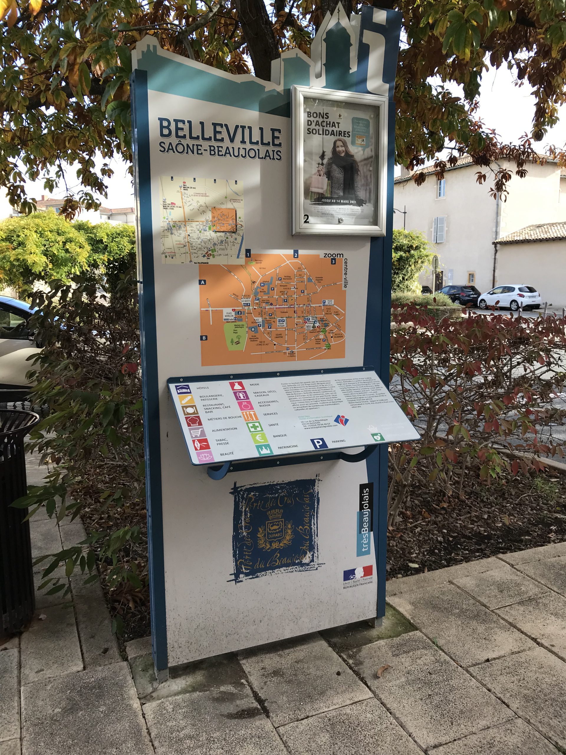 Signalétique Belleville Saône Beaujolais